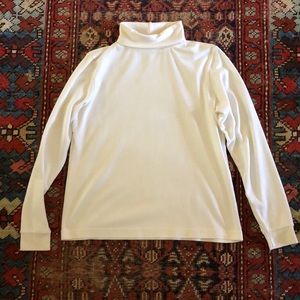 LL Bean - Small White Turtleneck Shirt